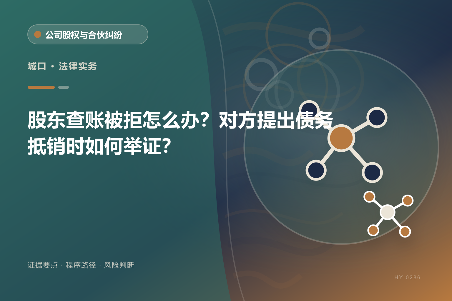 城口股东知情权证据与办理流程示意图